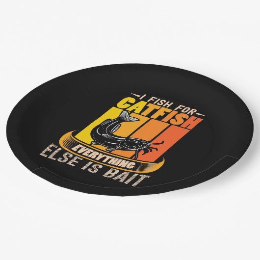 Assiettes En Carton Fisher I Poisson pour poisson de poisson (Angle)