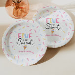 Assiettes En Carton Five Is So Sweet Ice Cream 5e fête d'anniversaire<br><div class="desc">Ce sont des plaques de papier de fête de 5e anniversaire de la crème glacée tellement sucrée!</div>