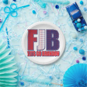 Assiettes En Carton FJB - Lets Go Brandon (Fête)