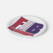 Assiettes En Carton FJB - Lets Go Brandon (Angle)