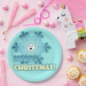 Assiettes En Carton Flacon de Noël (Fête)