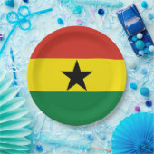 Assiettes En Carton Flag du Ghana (Fête)