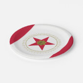 Assiettes En Carton Flag of Birmingham Alabama Paper Plates (Angle)