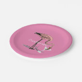 Assiettes En Carton Flamant rose Boire Martini Thunder_Cove (Angle)