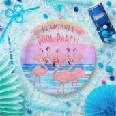 Assiettes En Carton Flamants roses de la Parade (Fête)