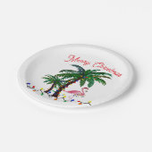 Assiettes En Carton Flamingo Christmas party plates (Angle)