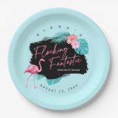 Assiettes En Carton Flamingo Demoiselle Flock Fantastique V2 ID930 (Devant)