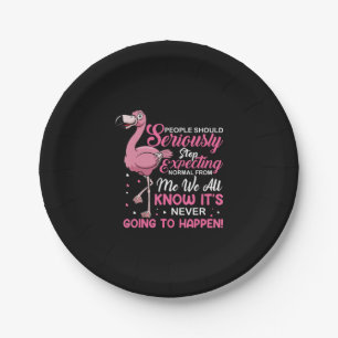 Assiettes En Carton Flamingos   People Should Stop Expecting Normal