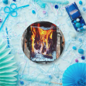 Assiettes En Carton Flamme (Fête)