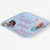 Assiettes En Carton Flamme afro-américaine Bash Anniversaire (Angulaire)