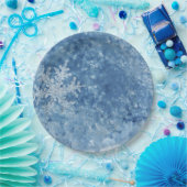 Assiettes En Carton Flammes de neige congelées de Noël (Fête)