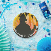 Assiettes En Carton Flammes et pompiers (Fête)