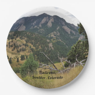 Assiettes En Carton Flatirons, Boulder, Colorado -