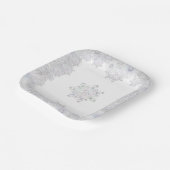 Assiettes En Carton Flèche blanche (Angulaire)