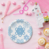 Assiettes En Carton Flèche de neige (Fête)