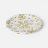 Assiettes En Carton Flèche dorée (Angle)