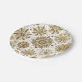 Assiettes En Carton Flèche dorée (Angle)