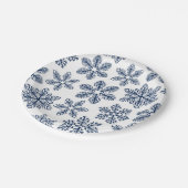 Assiettes En Carton Flèches bleues (Angle)