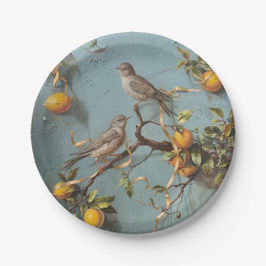 Assiettes En Carton Flèches - Plaques de papier rond (Devant)