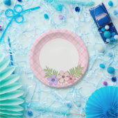Assiettes En Carton Fleur (Fête)