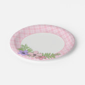Assiettes En Carton Fleur (Angle)