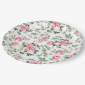 Assiettes En Carton Fleur (Angle)