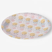 Assiettes En Carton Fleur (Angle)