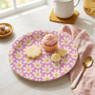 Assiettes En Carton Fleur
