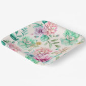 Assiettes en carton Fleur (Angulaire)