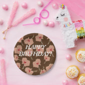 Assiettes En Carton Fleur d'anniversaire (Fête)