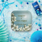 Assiettes En Carton Fleur de cerisier à bulles (Fête)