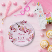 Assiettes En Carton Fleur de cerisier rose Sakura fête d'anniversaire (Fête)