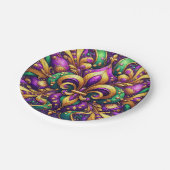 Assiettes En Carton fleur de lis (Angle)