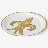 Assiettes En Carton Fleur de lis (Angle)
