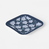 Assiettes En Carton Fleur de minuit - (Angulaire)