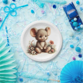 Assiettes En Carton Fleur de souris vintage Nursery (Fête)