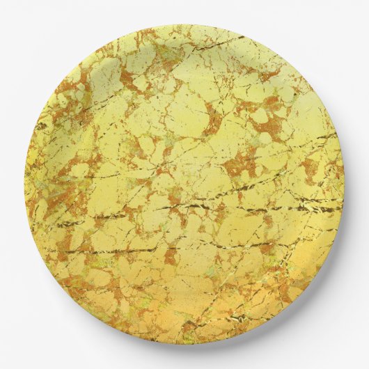 Assiettes En Carton Fleur jaune (Devant)