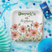 Assiettes En Carton fleur sauvage (Fête)