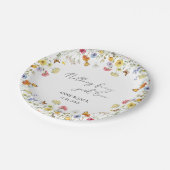Assiettes En Carton Fleur sauvage Boho Rien De Fancy Just Love (Angle)