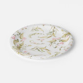 Assiettes En Carton Fleur sauvage de printemps Boho Pampas Mariage (Angle)