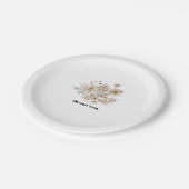 Assiettes En Carton Fleur sauvage d'hiver Bloom Rustic Boho Gardens (Angle)