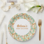 Assiettes En Carton Fleur sauvage Fleur Baby shower Floral Personnalis<br><div class="desc">J'espère que vous aimez ce motif fleur sauvage fait main sur des plaques de papier personnalisées. CLIQUEZ sur "PERSONNALISER" pour modifier le texte ou le supprimer si vous le souhaitez. Parfait pour un baby shower, un mariage, une fête de mariage ou un anniversaire personnalisé. Regardez ma boutique pour plus de...</div>