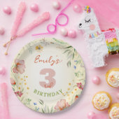 Assiettes En Carton Fleur sauvage Floral Fleurs sauvages Fille Anniver (Fête)