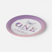 Assiettes En Carton Fleur sauvage impeccable 1er Anniversaire Plaque p (Angle)