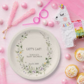Assiettes En Carton Fleur sauvage Nature Little One Dans Le Baby showe (Fête)