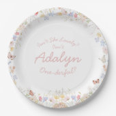 Assiettes En Carton Fleur sauvage n'est-elle pas superbes plaques de p (Devant)