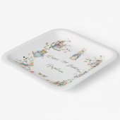 Assiettes En Carton Fleur sauvage Peter le lapin Anniversaire Grand (Angulaire)