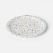 Assiettes En Carton Fleur sauvage rustique Mariage Fleur de prairie en (Angle)