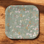 Assiettes En Carton Fleur sauvage Sage Green Baby shower Boho En Fleur<br><div class="desc">Vous cherchez des plaques en papier parfaites pour élever votre décor de baby shower boho fleur sauvage? Ne cherchez pas plus loin que ces serviettes magnifiques et fantaisistes ! Fabriquées avec des matériaux de haute qualité et ornées d'une belle impression fleur sauvage, ces serviettes vous impressionneront. Avec leur design d'inspiration...</div>