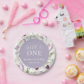 Assiettes En Carton Fleur sauvage Wild ONE Butterfly Garden Party (Fête)